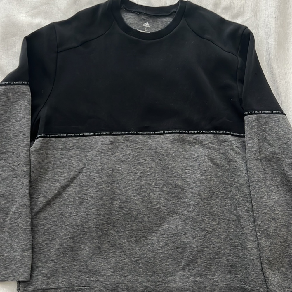 Adidas addicros golf sweater-Size large barley worn-same pattern front to back - Picture 3 of 5